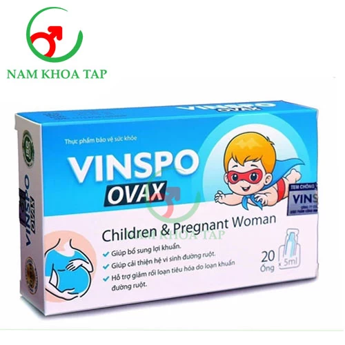 Vinspo Ovax - Sản phẩm hỗ trợ điều trị rối loạn tiêu hoá